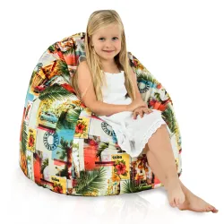Kids Bean Bag Chair L - Premium Printed Fabric – view 102