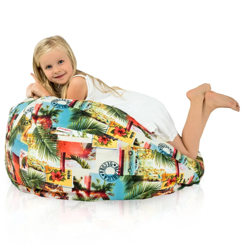 Kids Bean Bag Chair L - Premium Printed Fabric – view 104