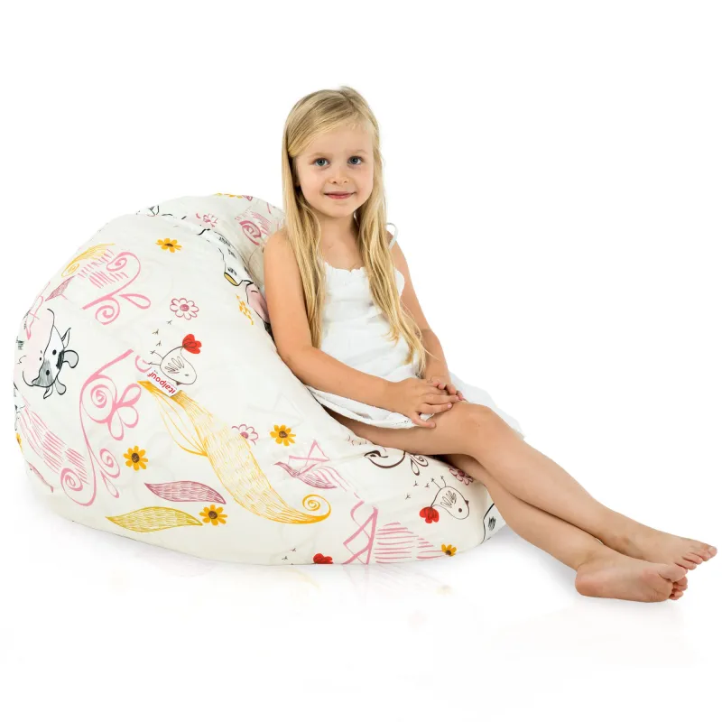 Kids Bean Bag Chair L - Premium Printed Fabric – view 78