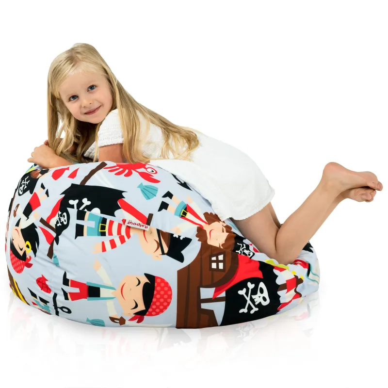 Kids Bean Bag Chair L - Premium Printed Fabric – view 65