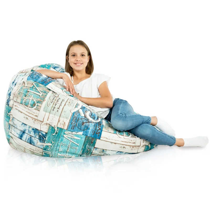 Large Bean Bag Chair XL - Premium Printed Fabric – view 95