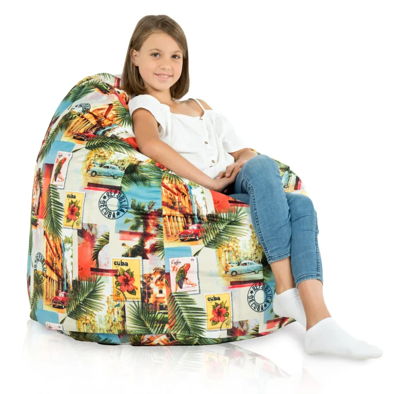 Large Bean Bag Chair XL - Premium Printed Fabric – view 77