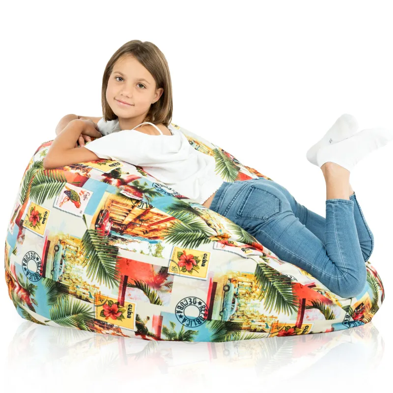 Large Bean Bag Chair XL - Premium Printed Fabric – view 116