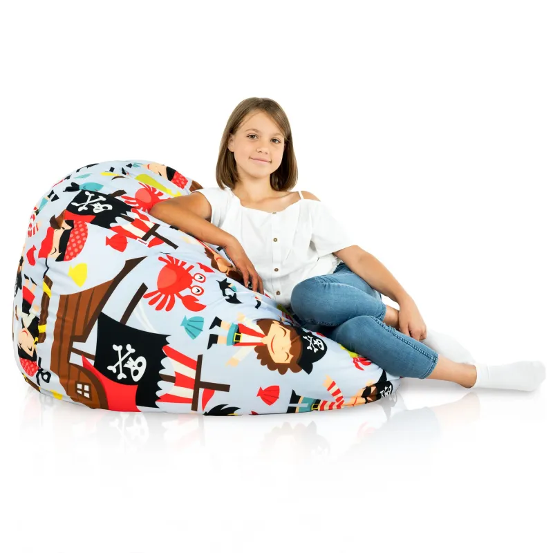 Large Bean Bag Chair XL - Premium Printed Fabric – view 123