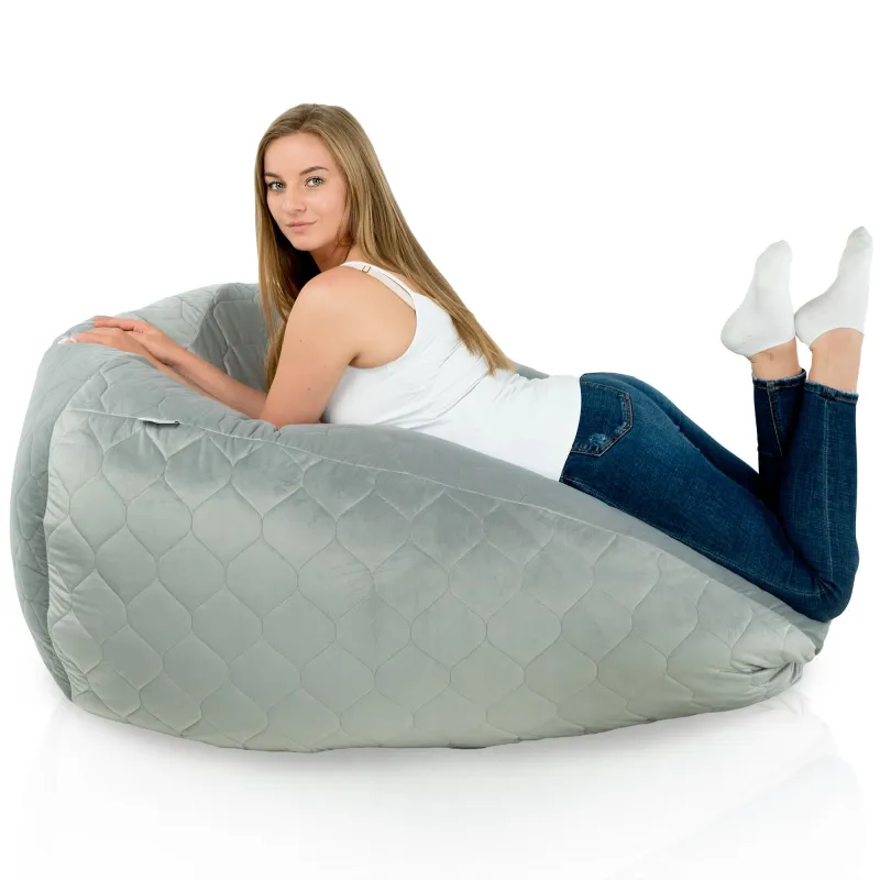 Giant Adult Bean Bag Chair XXL - Soft Velvet – view 39