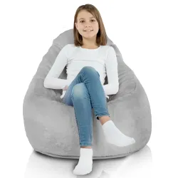 Porto Smart Bean Bag Floor Seat - Yeti Faux Fur – view 3