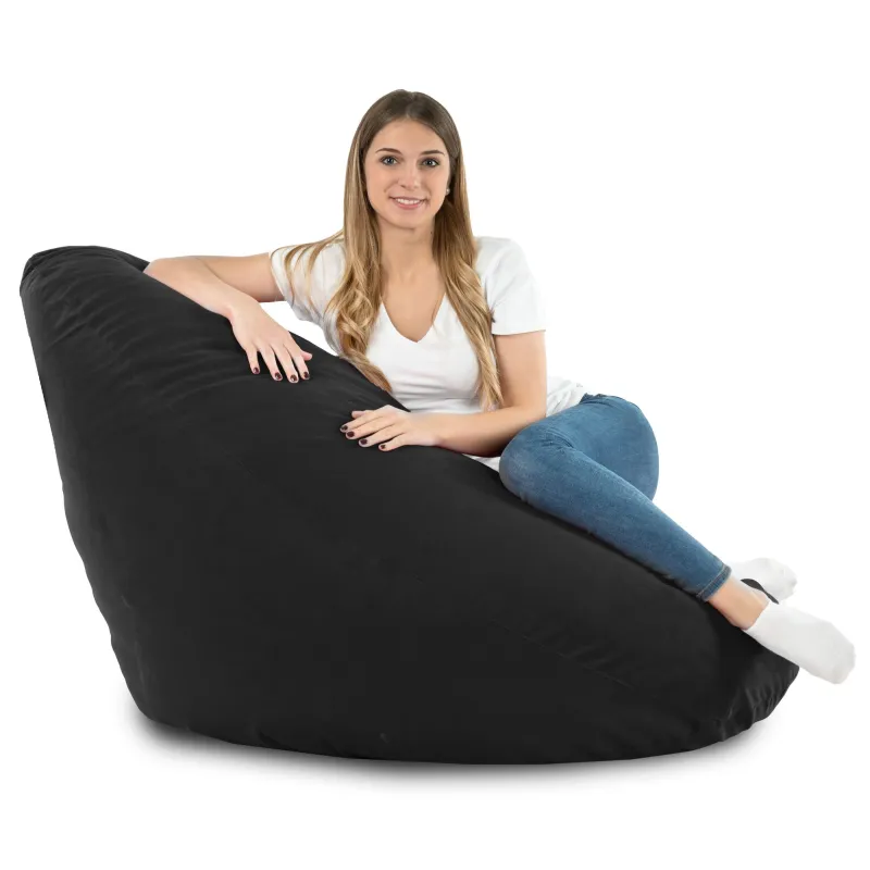 Drop XXL Highback Bean Bag Chair - Soft Velvet – view 58
