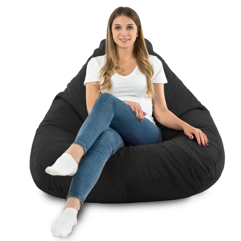 Drop XXL Highback Bean Bag Chair - Soft Velvet – view 78