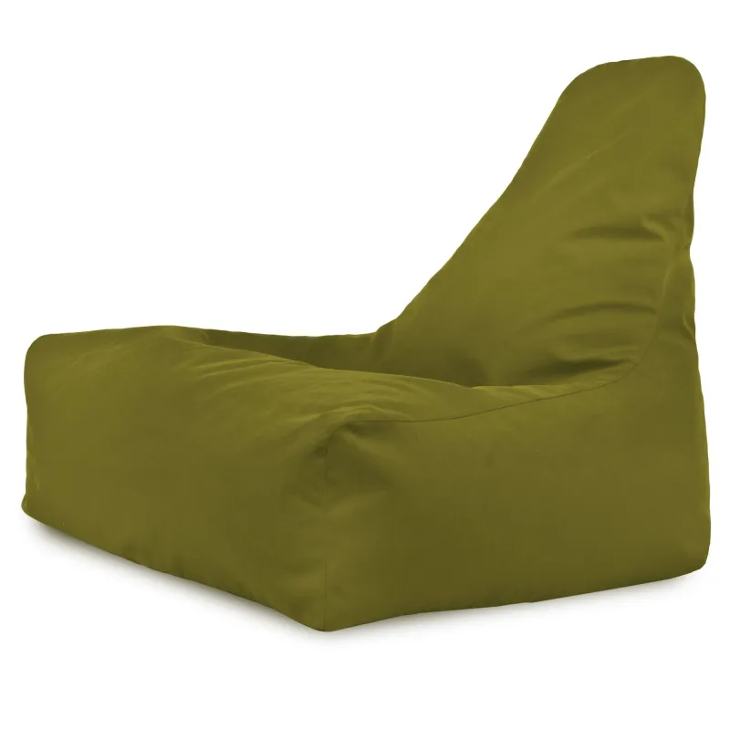 Bali Bean Bag Chair with Backrest - Soft Velvet – view 6