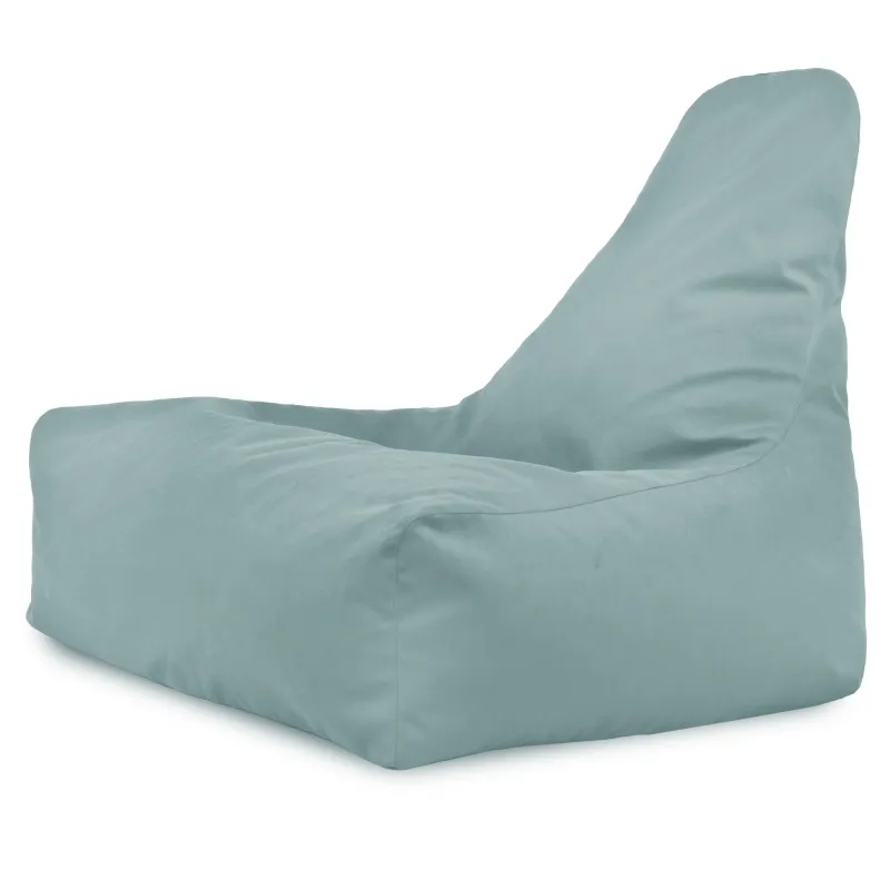 Bali Bean Bag Chair with Backrest - Soft Velvet – view 8