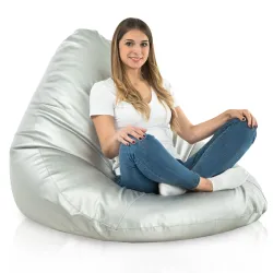 Drop XXL Highback Bean Bag Chair - Faux Leather – view 9