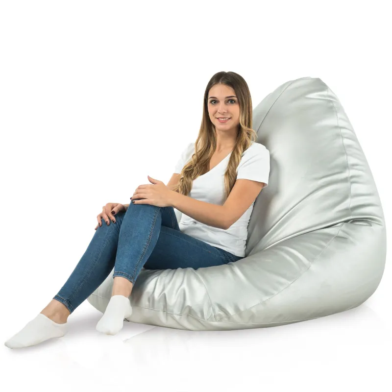 Drop XXL Highback Bean Bag Chair - Faux Leather – view 7