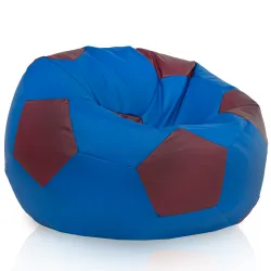 Giant Football Bean Bag Chair XXL - Faux Leather – view 9