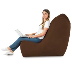Giant Adult Bean Bag XXL Lounge Chair Distinto - Soft Velvet – view 48