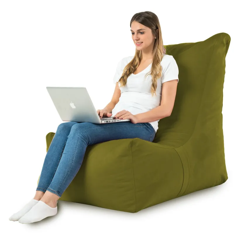 Giant Adult Bean Bag XXL Lounge Chair Distinto - Soft Velvet – view 20