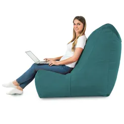 Giant Adult Bean Bag XXL Lounge Chair Distinto - Soft Velvet – view 38