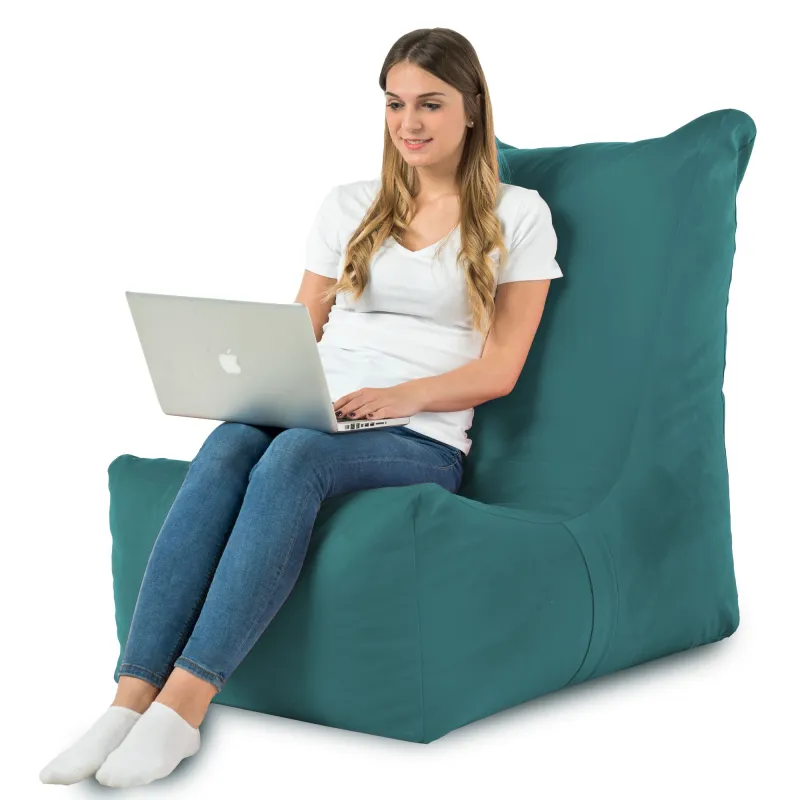 Giant Adult Bean Bag XXL Lounge Chair Distinto - Soft Velvet – view 70