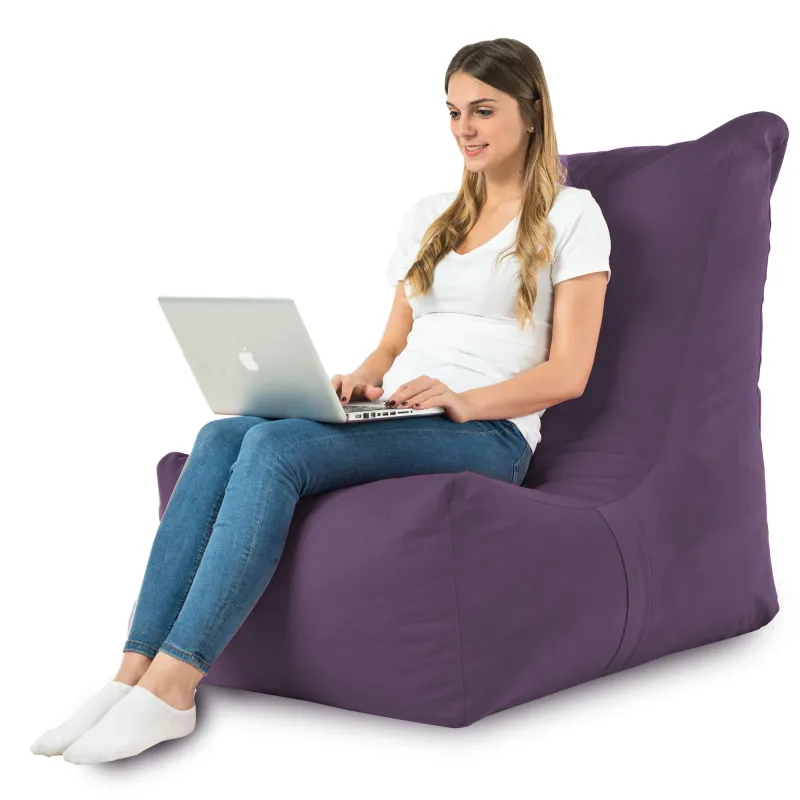 Giant Adult Bean Bag XXL Lounge Chair Distinto - Soft Velvet – view 23