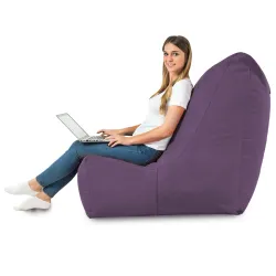 Giant Adult Bean Bag XXL Lounge Chair Distinto - Soft Velvet – view 40