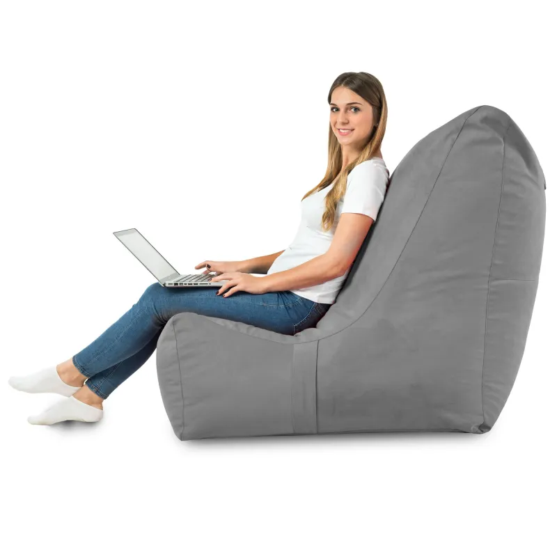 Giant Adult Bean Bag XXL Lounge Chair Distinto - Soft Velvet – view 41
