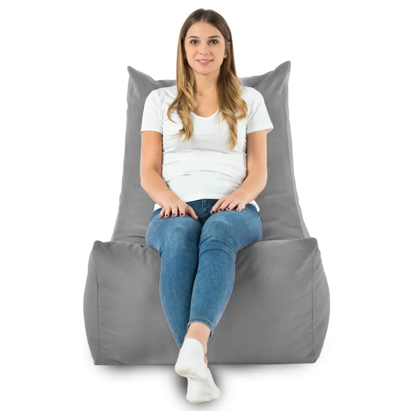 Giant Adult Bean Bag XXL Lounge Chair Distinto - Soft Velvet – view 57