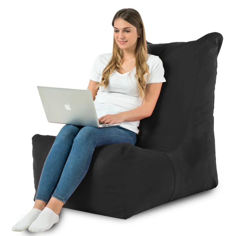 Giant Adult Bean Bag XXL Lounge Chair Disinto - Soft Velvet – view 76