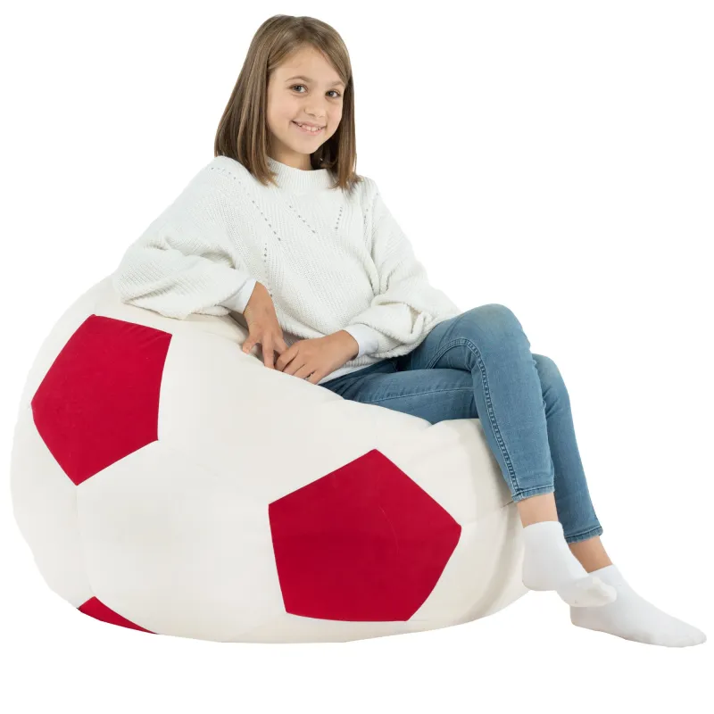 Bean Bag Chair Football XL Children - Soft Velvet – view 7
