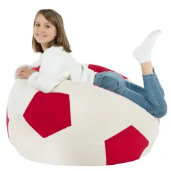 Bean Bag Chair Football XL Children - Soft Velvet – view 6