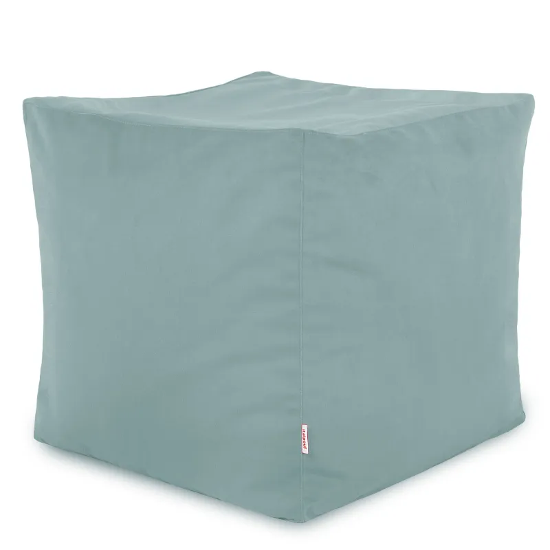 Square Cube Ottoman - Soft Velvet – view 3