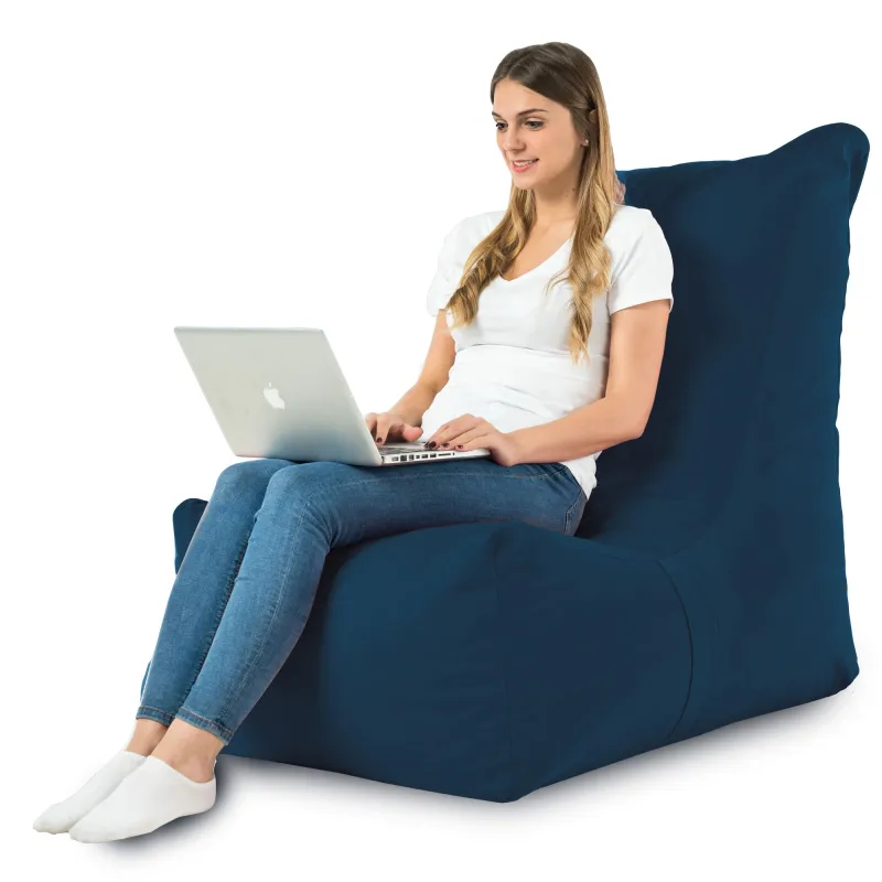 Giant Adult Bean Bag XXL Lounge Chair Distinto - Soft Velvet – view 19