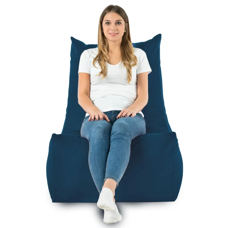 Giant Adult Bean Bag XXL Lounge Chair Distinto - Soft Velvet – view 53
