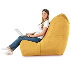 Giant Adult Bean Bag XXL Lounge Chair Distinto - Soft Velvet – view 45