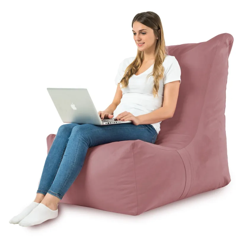 Giant Adult Bean Bag XXL Lounge Chair Distinto - Soft Velvet – view 29