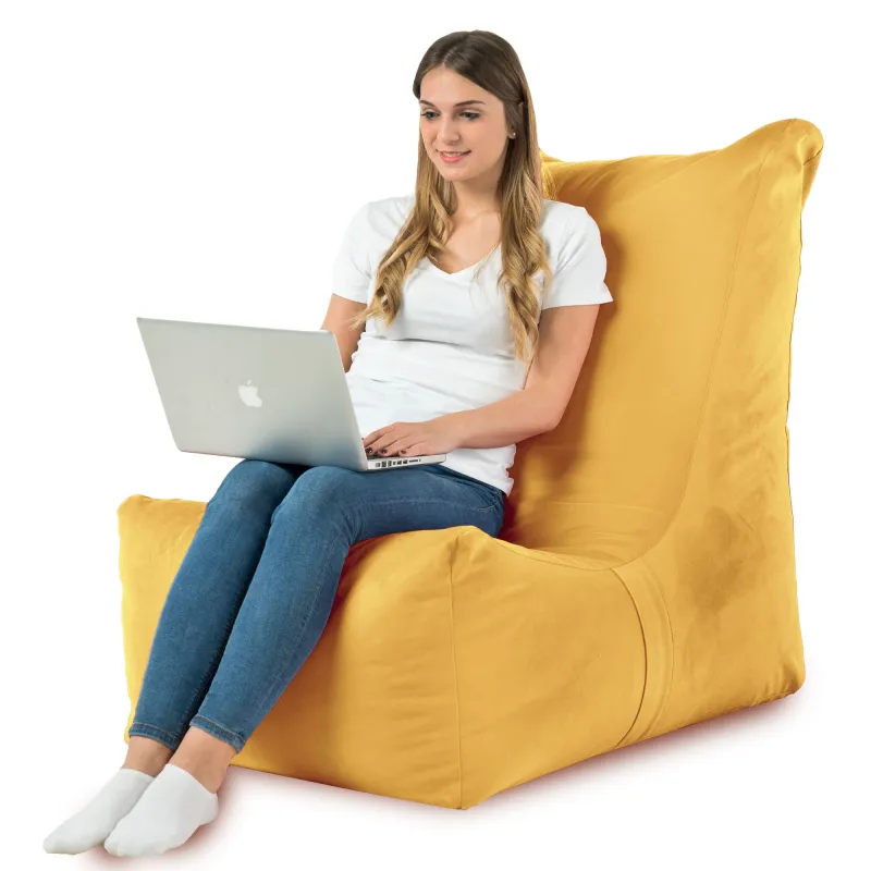 Giant Adult Bean Bag XXL Lounge Chair Distinto - Soft Velvet – view 77