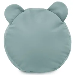 Round Footstool Pouffe Teddy Kids - Soft Velvet