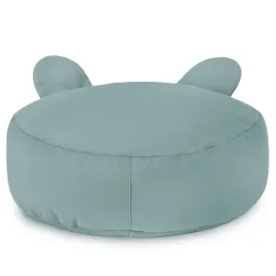 Round Footstool Pouffe Teddy Kids - Soft Velvet – view 25
