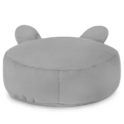 Round Footstool Pouffe Teddy Kids - Soft Velvet – view 29