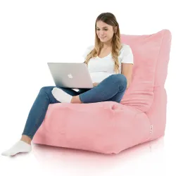 Giant Adult Bean Bag XXL Lounge Chair Distinto - Yeti Faux Fur – view 8