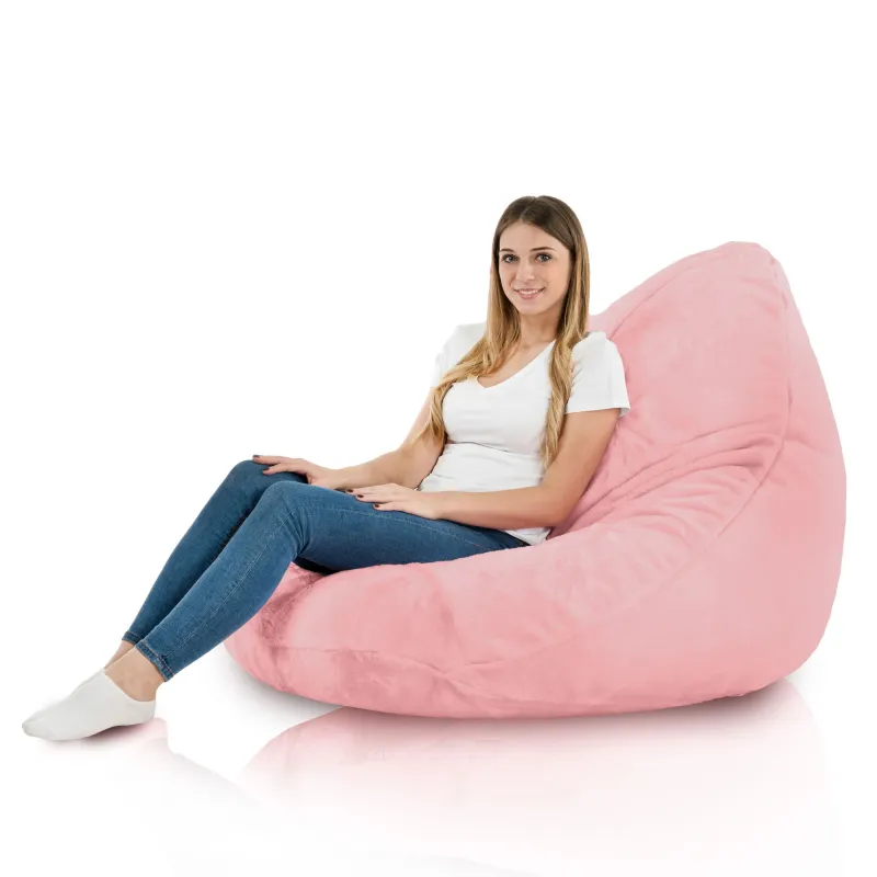 Drop XXL Highback Bean Bag Chair - Yeti Faux Fur – view 10
