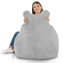 Teddy Kids Bean Bag Chair - Yeti Faux Fur – view 5
