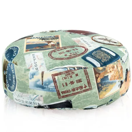 Travel footstool in stylish design, perfect for living room comfort