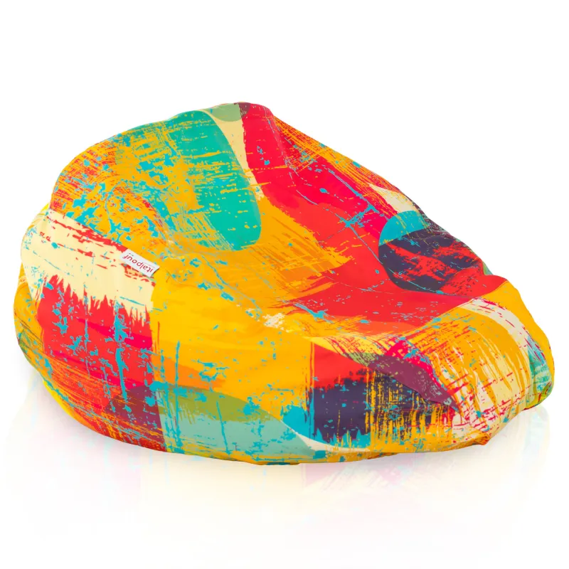 Kids Bean Bag Chair L - Premium Printed Fabric – view 7
