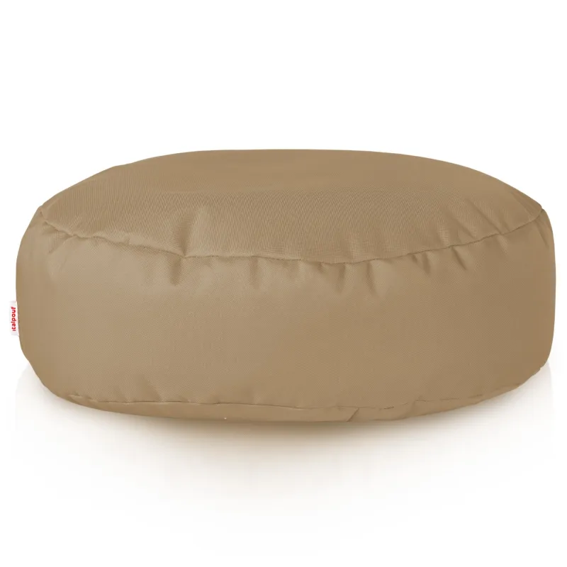 Round Footstool Pouffe - Outdoor Pro Waterproof