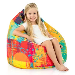 Kids Bean Bag Chair L - Premium Printed Fabric – view 8