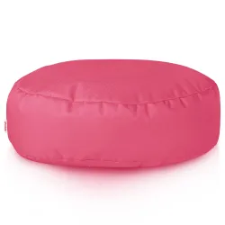 Round Footstool Pouffe - Outdoor Pro Waterproof