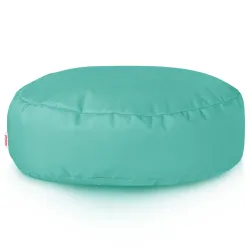 Round Footstool Pouffe - Outdoor Pro Waterproof