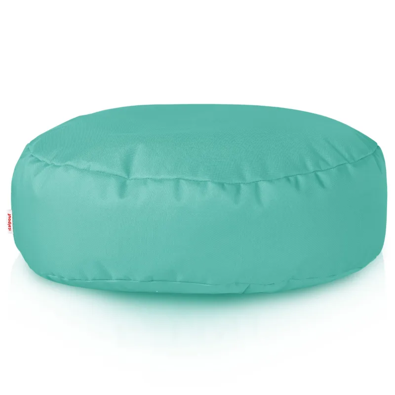 Round Footstool Pouffe - Outdoor Pro Waterproof