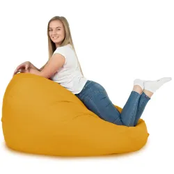 Yellow bean bag XXL outdoor