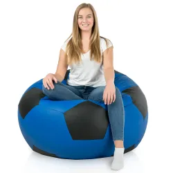 Giant Football Bean Bag Chair XXL - Faux Leather – view 6