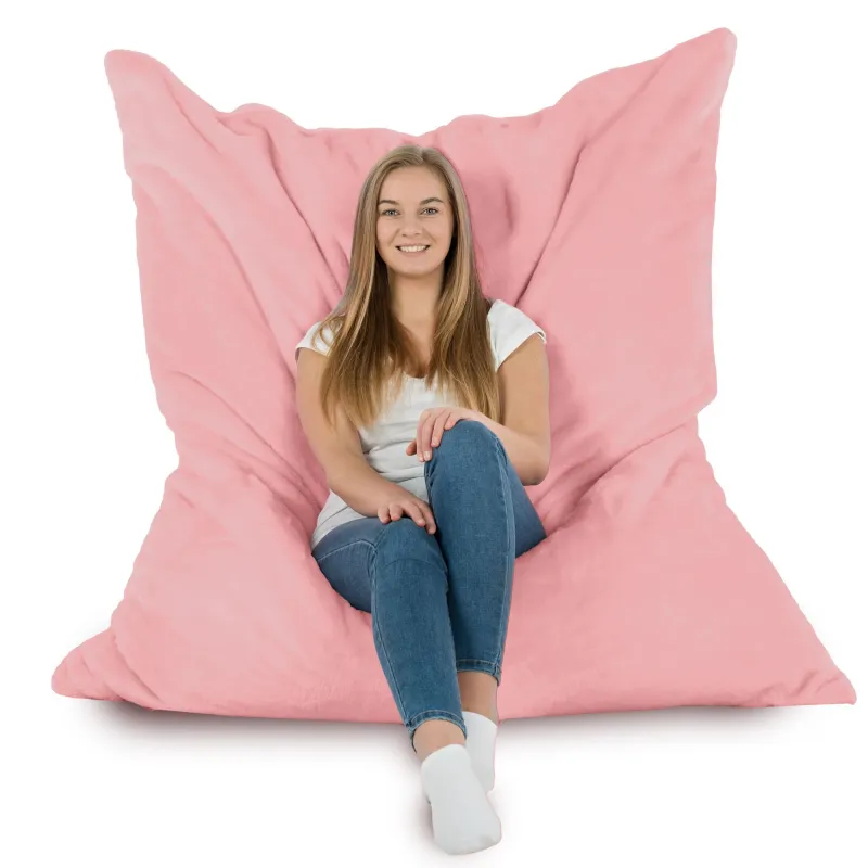 Giant Floor Cushion XXL - Yeti Faux Fur – view 9